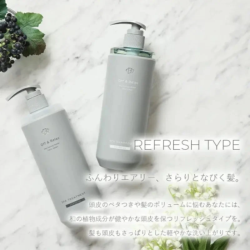 OFF & RELAX Hair Shampoo OR Treatment - Refresh 460ml