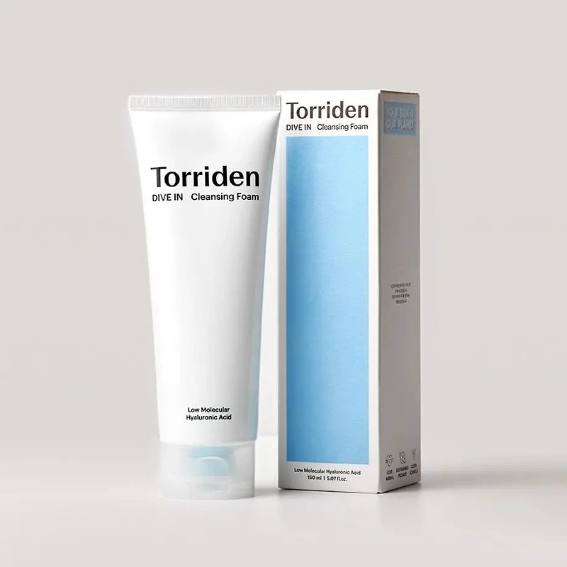 Torriden DIVE-IN Low Molecular Hyaluronic Acid Cleansing Foam 150ml