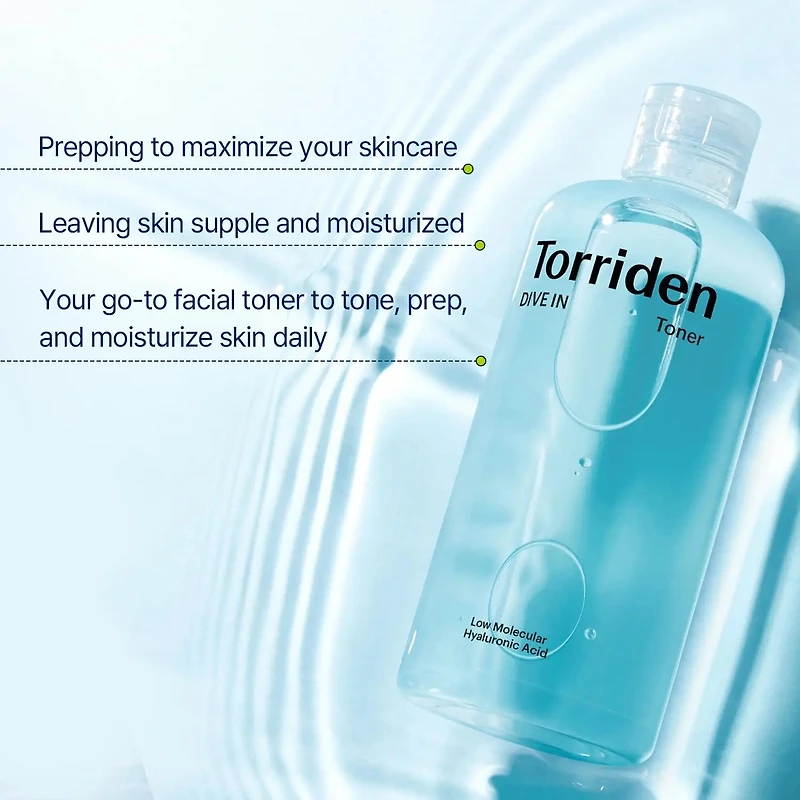 Torriden DIVE-IN Low Molecule Hyaluronic Acid Toner 300ml