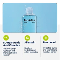 Torriden DIVE-IN Low Molecule Hyaluronic Acid Toner 300ml