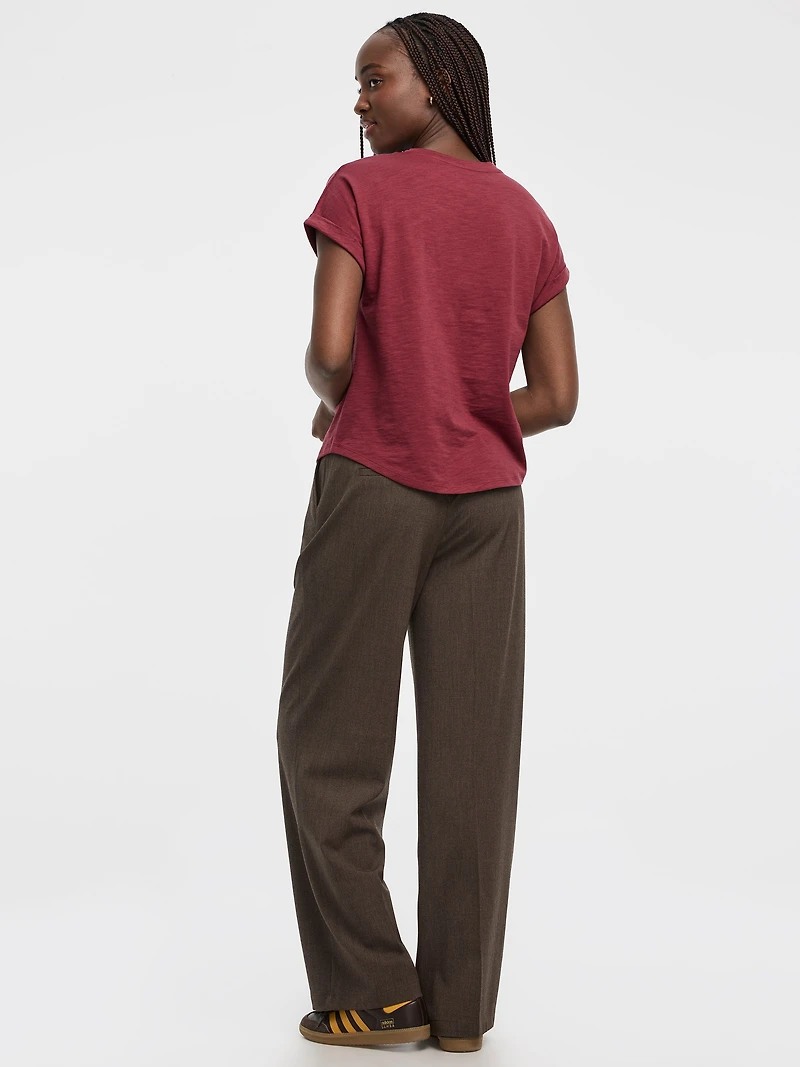 T-shirt à manches courtes et col rond