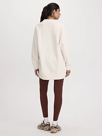 Long-Sleeve Open Cardigan with Pockets - HYLUX Hyba