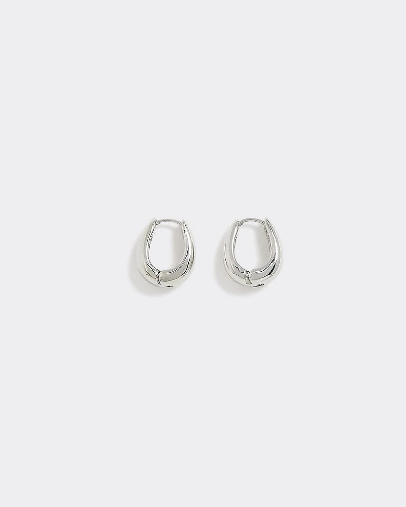 Chunky Oval Hoops