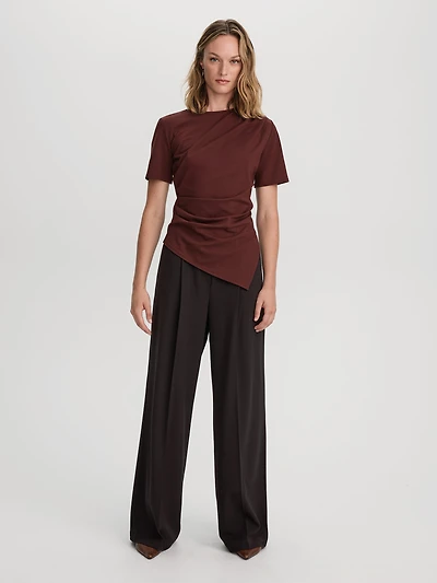 Wide-Leg High-Rise Pant