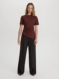 Wide-Leg High-Rise Pant