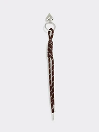 Cord Bag Charm with Heart