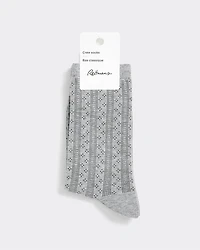 Bas classiques en mailles pointelle