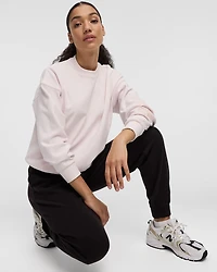 Pull à manches longues et col rond en tissu polaire - Hyba