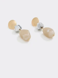 Resin Pendant Earrings