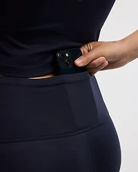 High-Rise Pulse Legging with Contrast Stitches