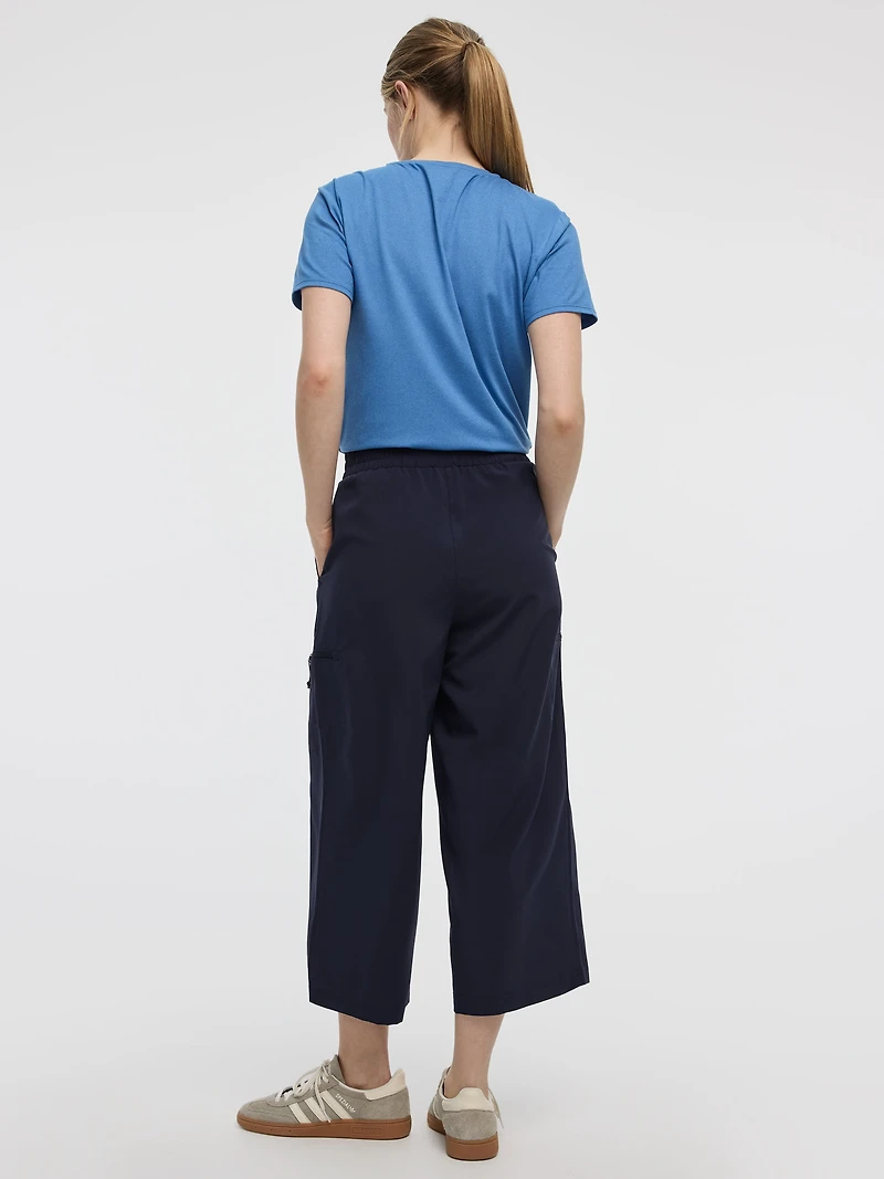 Pantacourt à jambe large et taille haute - Hyba