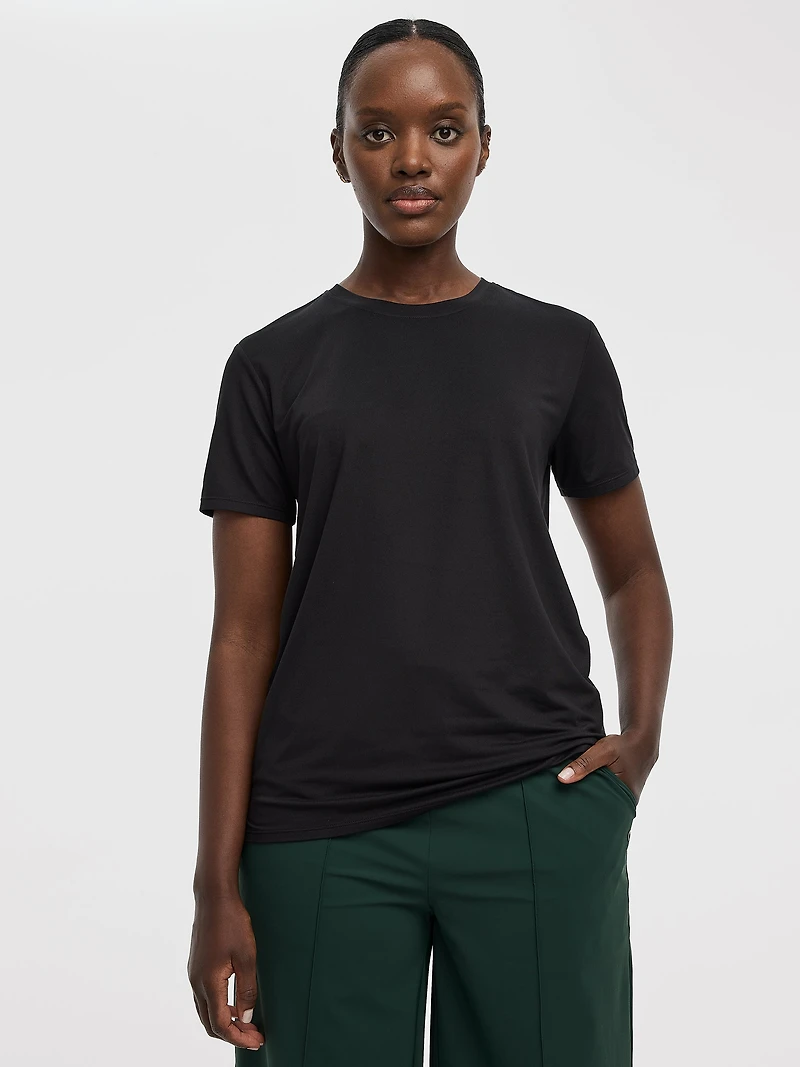 T-shirt à col rond - DRY-LUX (MD) Hyba Essentiels