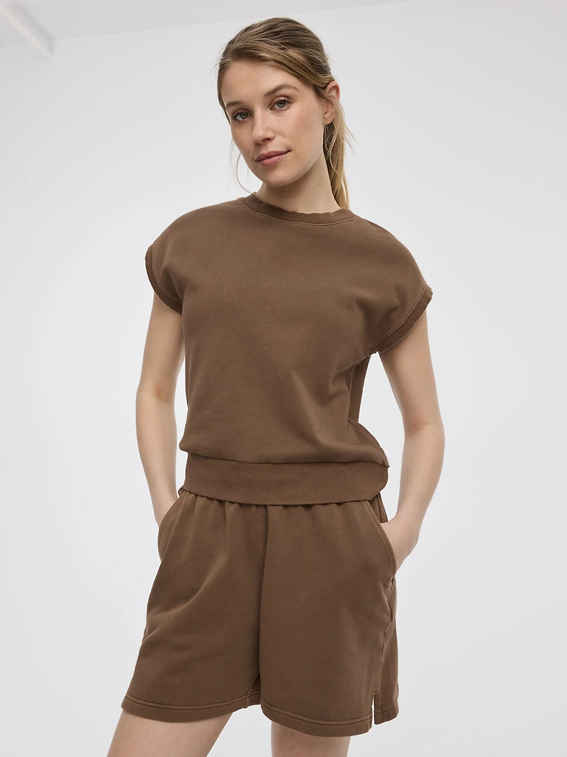 French Terry Bermuda Shorts