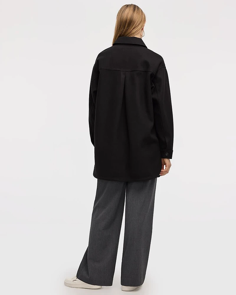 Long Shacket with Pockets