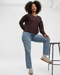 Straight-Leg Mid-Rise Jean