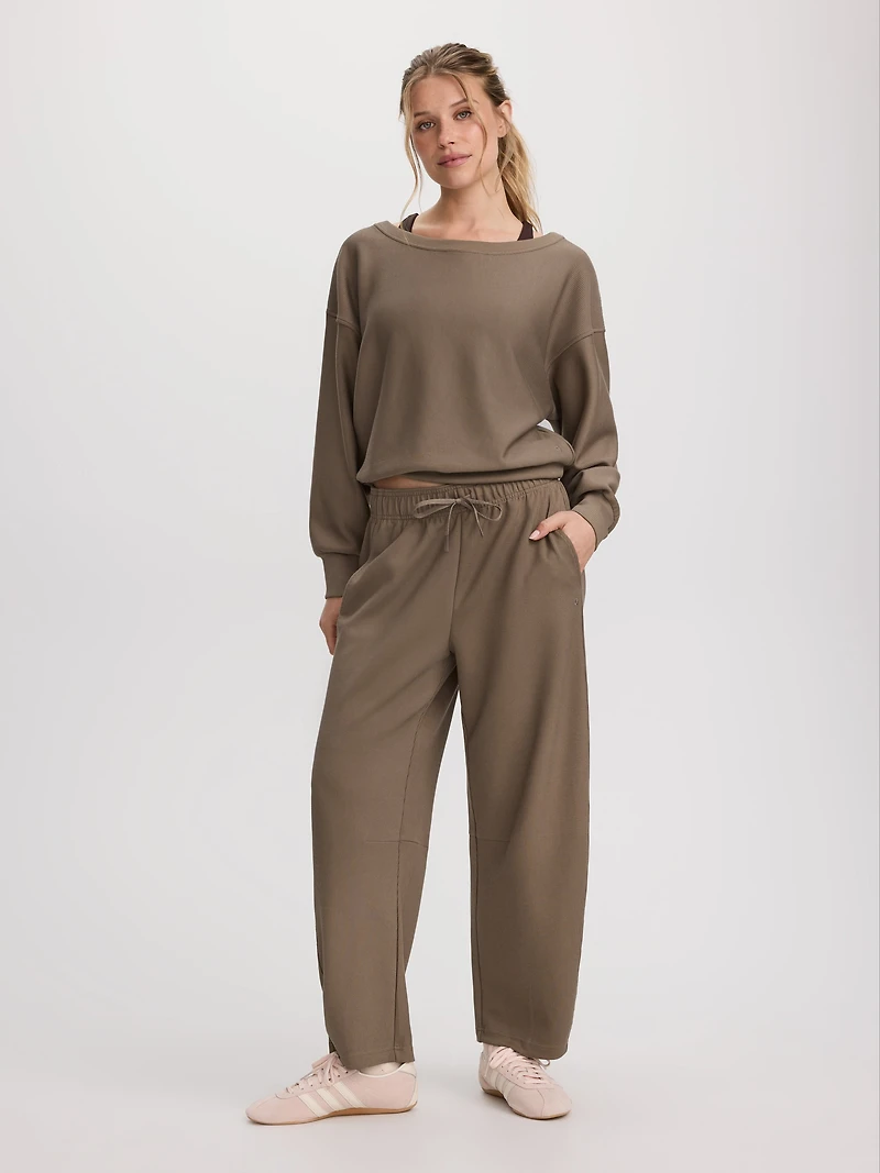 Pantalon à enfiler jambe ballon