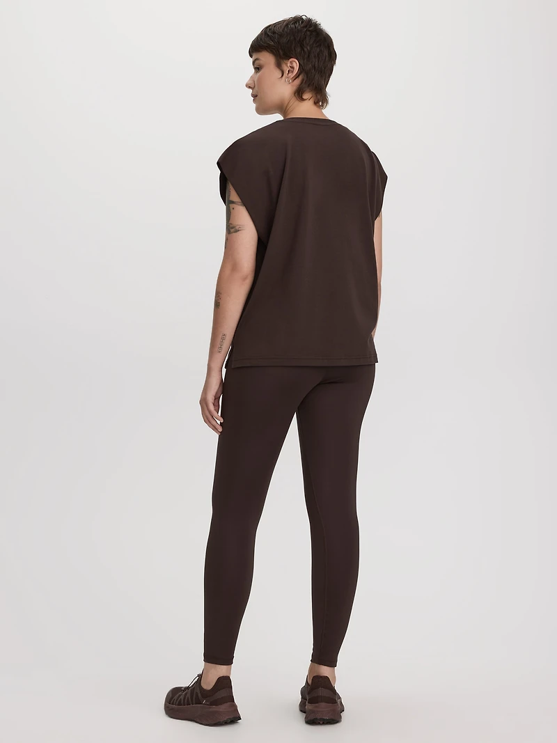 Sleeveless Crew-Neck T-Shirt - Hyba