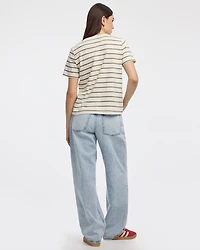 Boyfriend Crew-Neck Striped T-Shirt - R Essentials