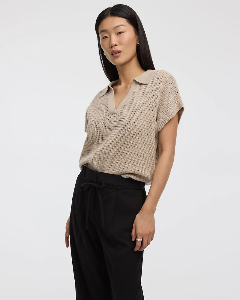 Extended-Sleeve Johnny Sweater Vest