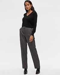 Straight-Leg High-Rise Pant