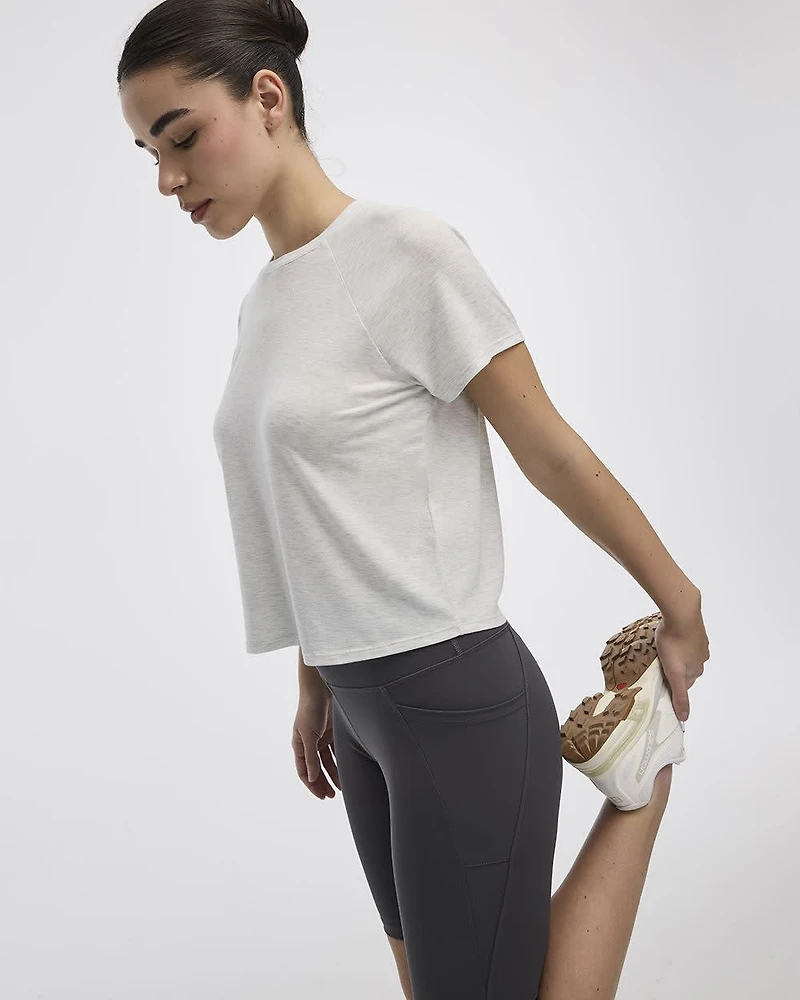 Crew-Neck Boxy T-Shirt - Hyba