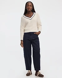 High-Rise Barrel Utility Pant