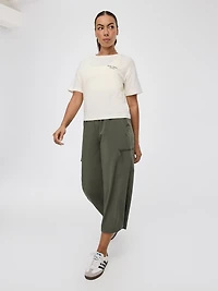 Pantacourt à jambe large et taille haute - Hyba