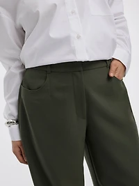 Pantalon taille mi-haute à jambe ballon - Coupe Courbes