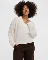 Long-Sleeve V-Neck Pullover