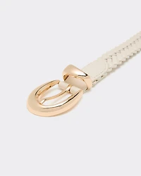 Braided Faux Leather Belt