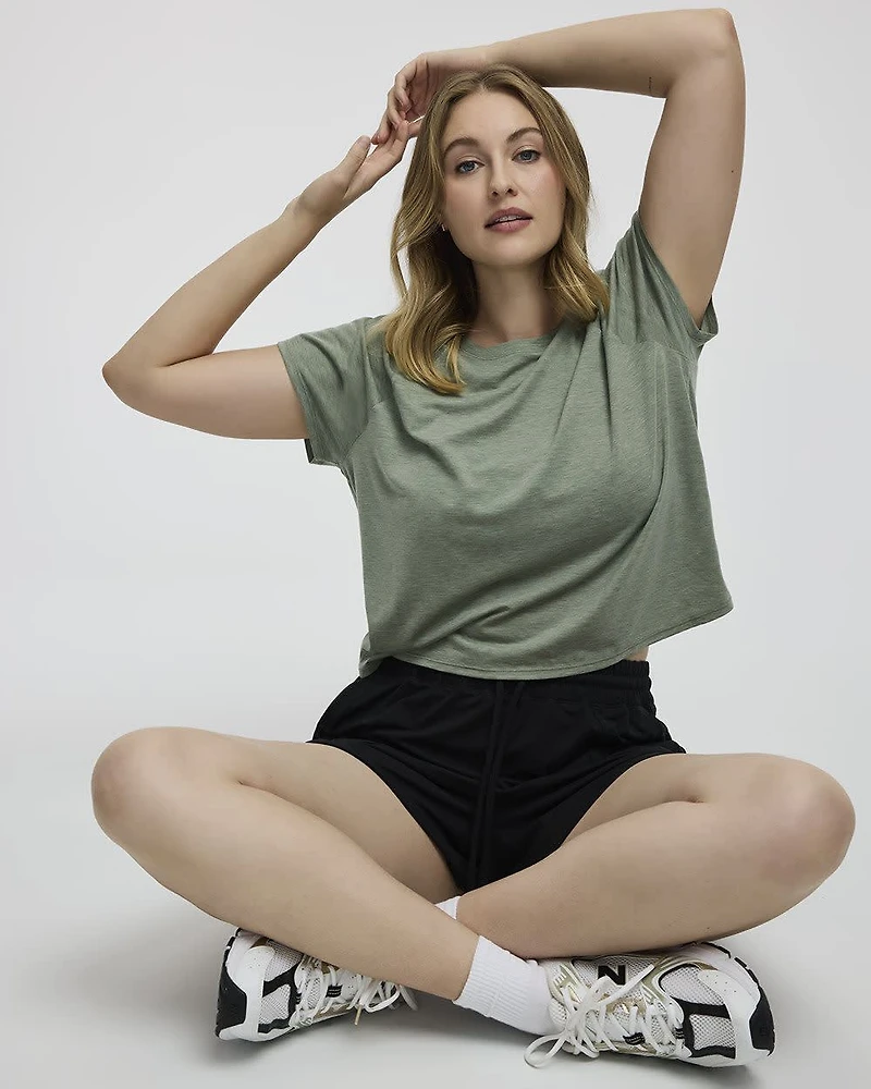 Crew-Neck Boxy T-Shirt - Hyba