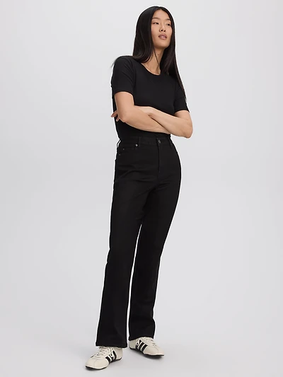 Boot-Leg Mid-Rise Jean