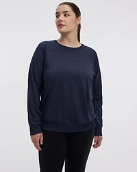 Long-Sleeve Crew-Neck Pullover - Dry-Lux (R) Hyba Essentials