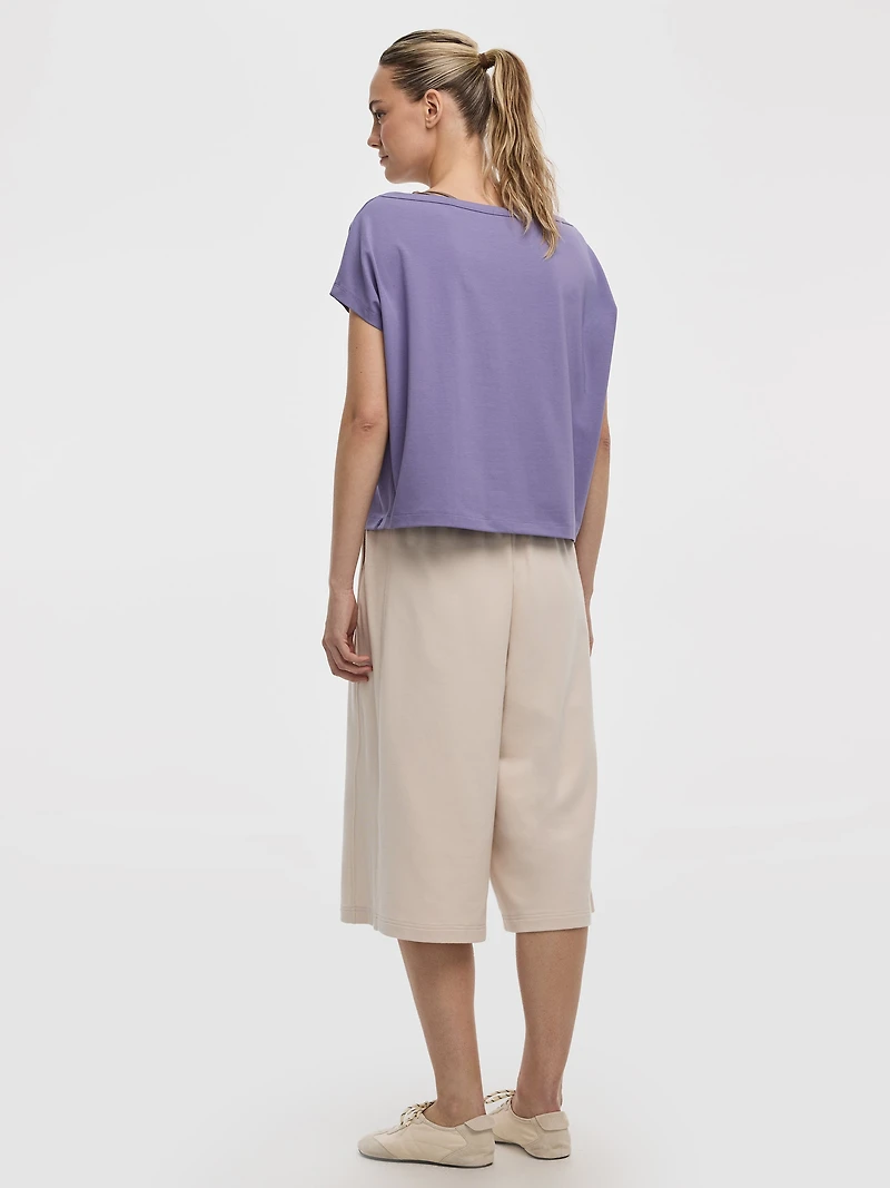 Off-the-Shoulder Short-Sleeve Top - Hyba
