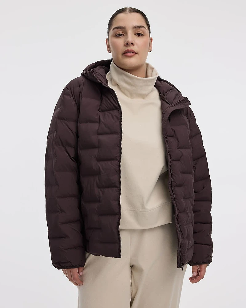 Quilted hooded Jacket - Hyba