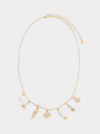 Necklace with Sea Charms