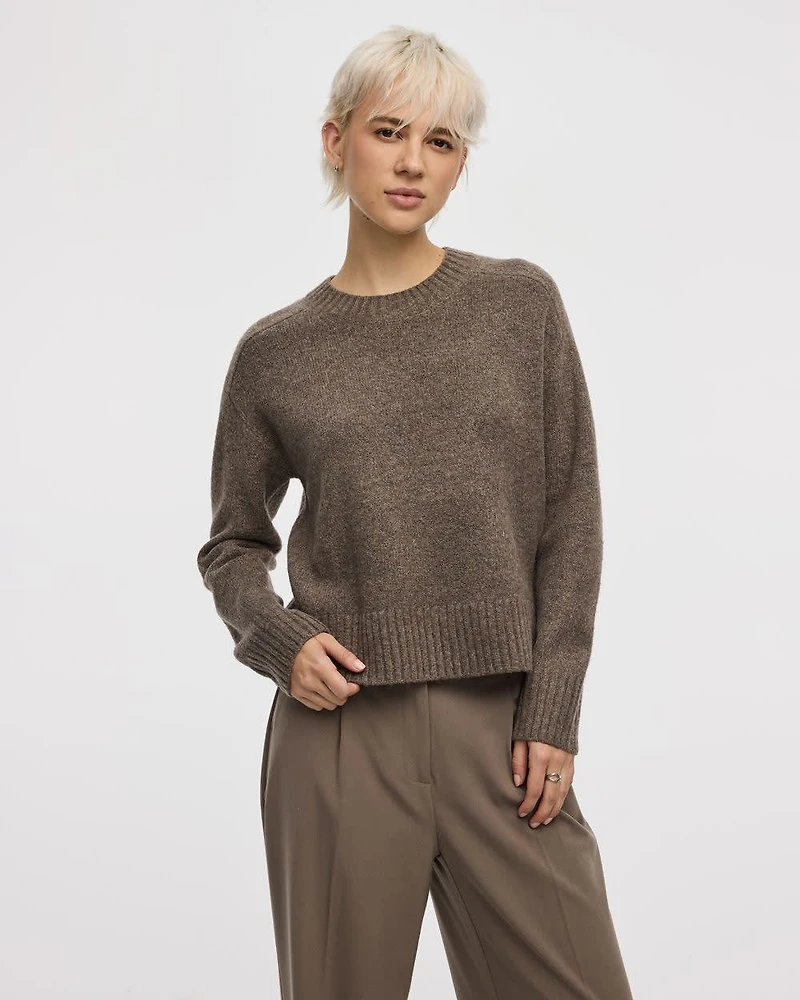 Long-Sleeve Crew-Neck PlushSoft Pullover