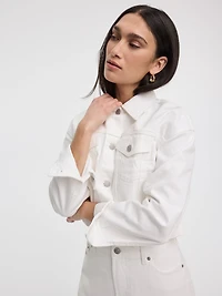 Veste courte en jeans