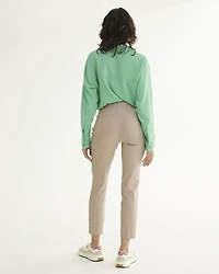 Slim-Leg High-Rise Ankle Pant - The Iconic (R) Tall