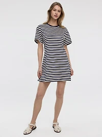 Robe t-shirt rayée