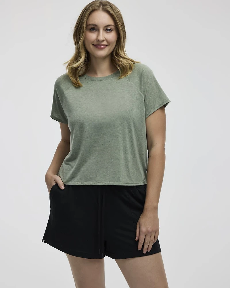 T-shirt ample à col rond - Hyba