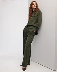 Wide-Leg High-Rise Pull-On Pant - The Timeless