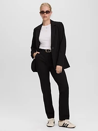 Straight-Leg High-Rise Pants - The Modern Stretch (R)