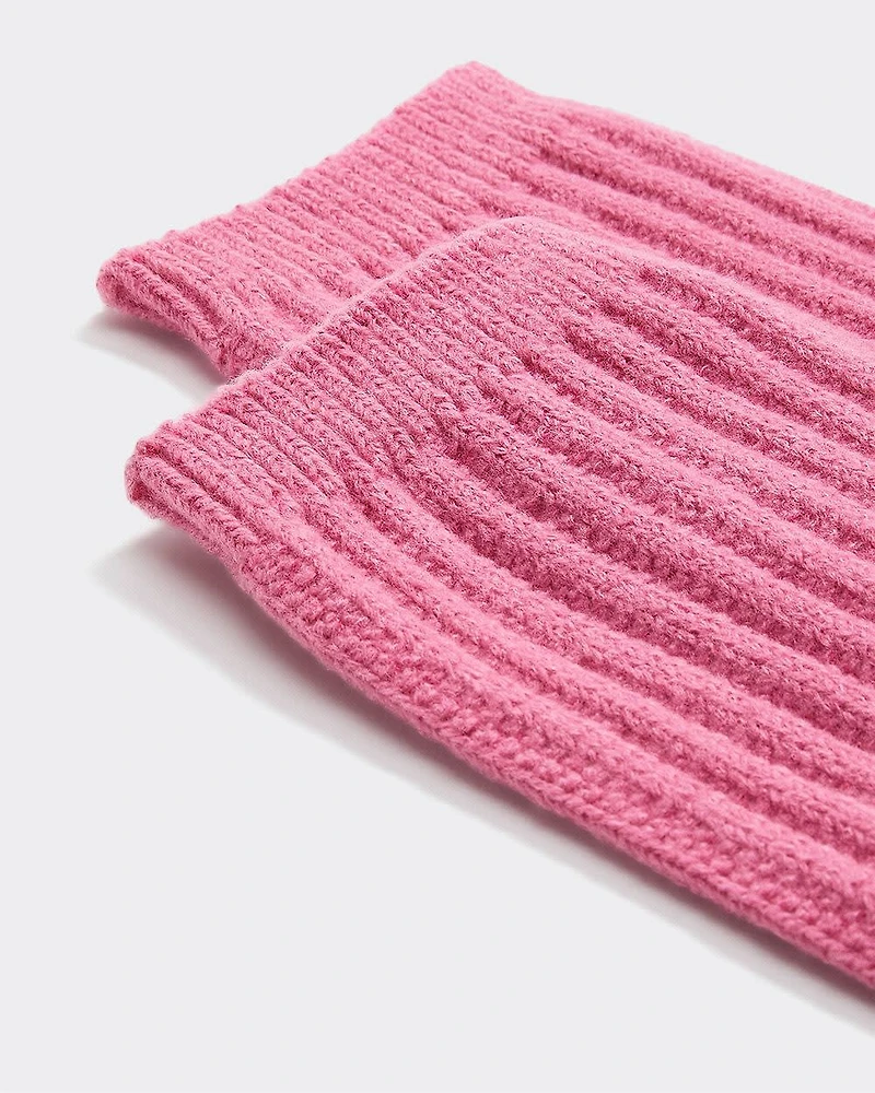 Bas d'hiver en tricot torsadé