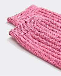 Bas d'hiver en tricot torsadé