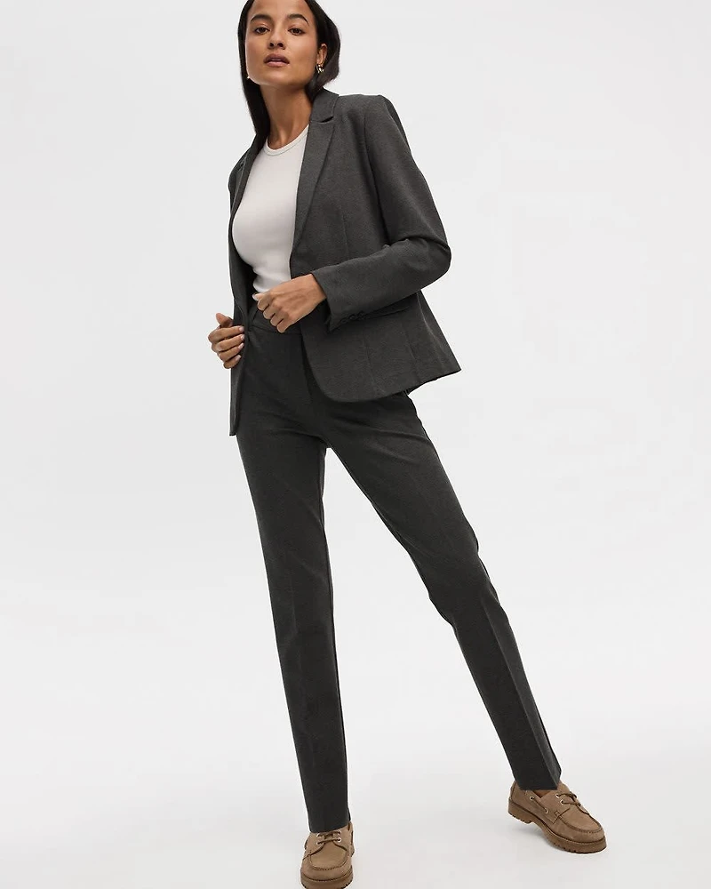 Pantalon à taille haute et jambe droite - Le Stretch Moderne (MD)