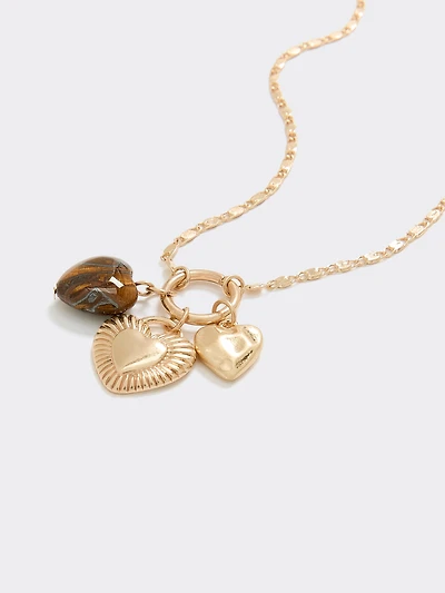 Carabiner Necklace with Charms