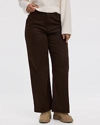 Wide-Leg Mid-Rise Jean