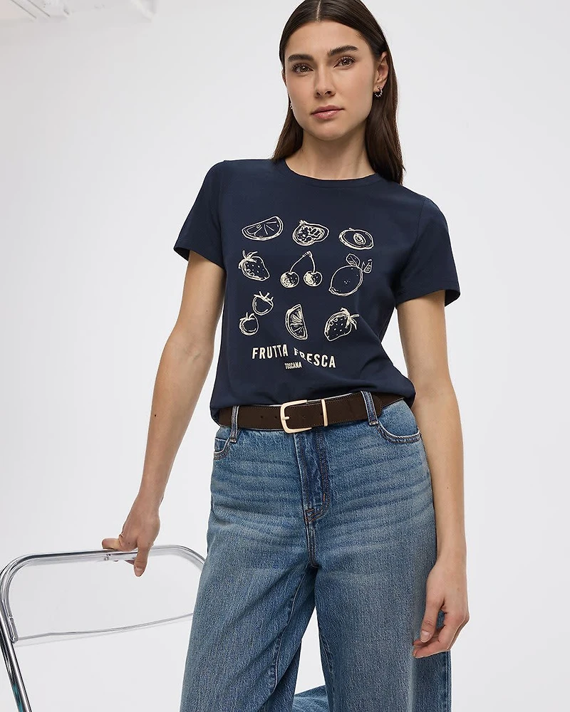 Crew-Neck Tee - R Essentials