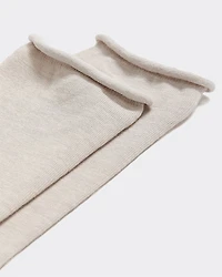 Bas mi-mollet chinés en viscose de bambou